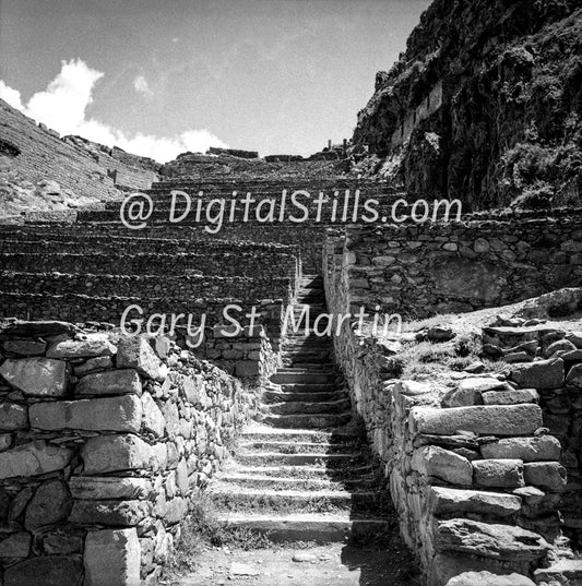 Stairway To Heaven, Analog, B&W, Peru
