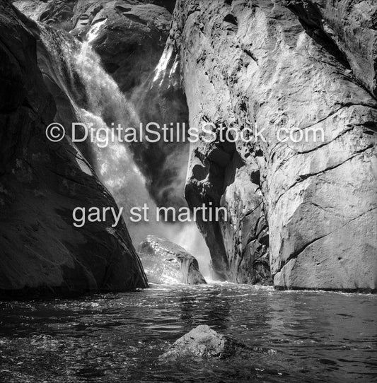 Tahquitz Canyon Falls: Palm Springs 50ft Waterfall, analog scenery