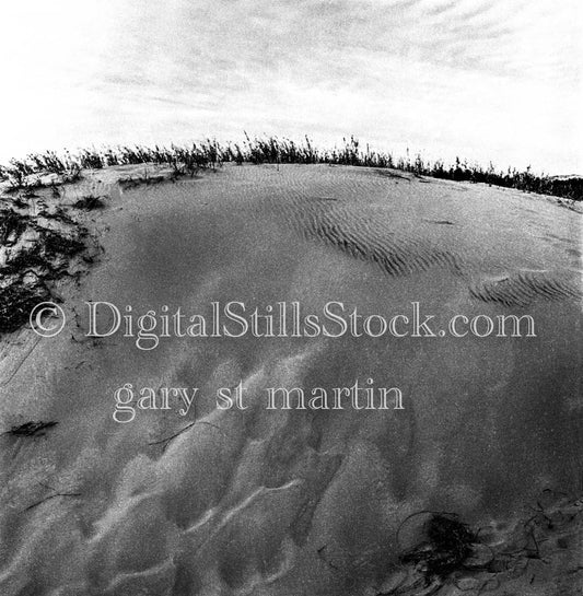 Sloped Sand Hill with Grass
