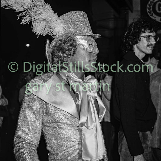 Snazzy Halloween Costume, Polk St., Analog, Black and White