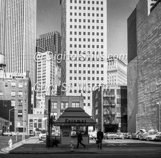 Fotomat, Downtown, San Francisco, Black & White, Oddities