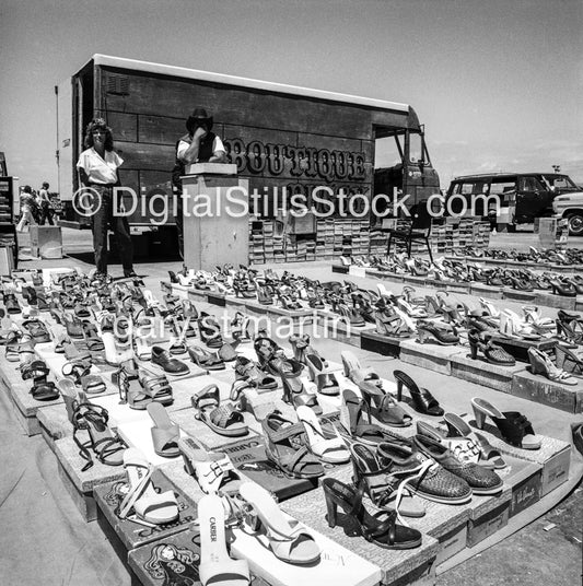 Shoe Sale, Black and White, Oddities