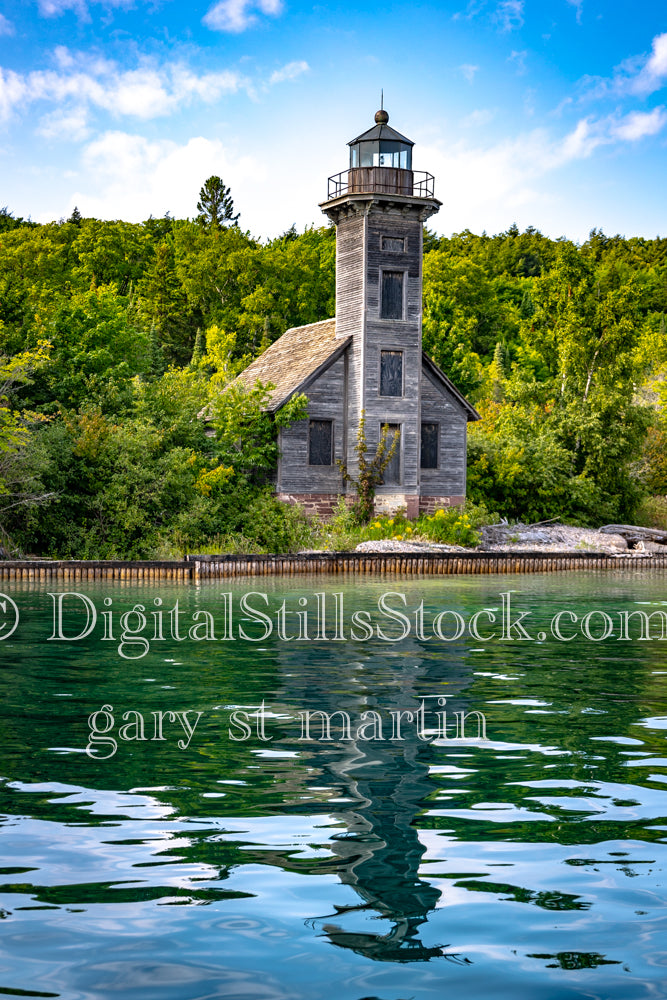 Grand Island Lighthouse, digital Munising