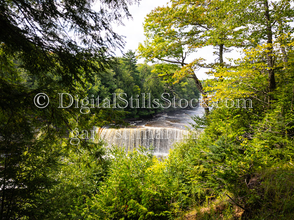 Tahquamenon Falls Rushing Over, digital Tahquamenon falls