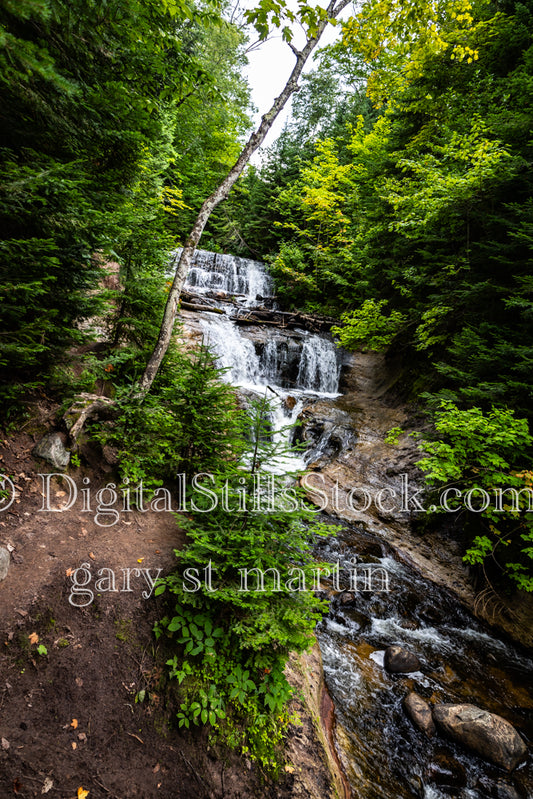 Portrait of Sable Falls, digital Grand Marais