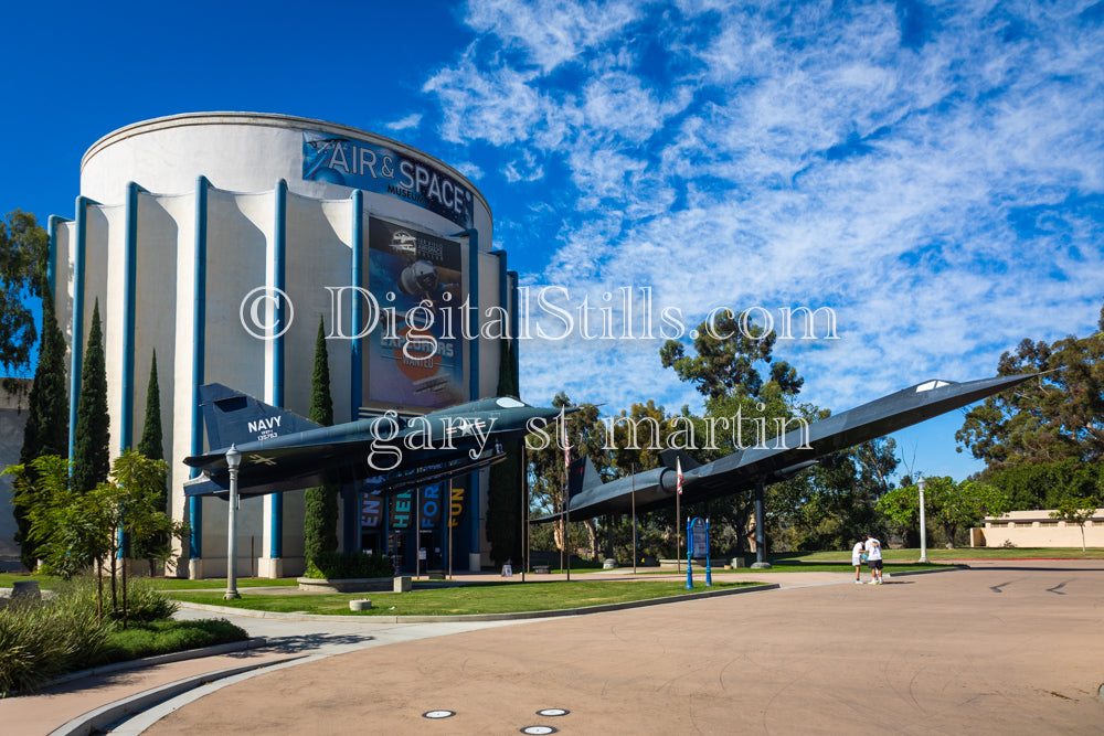 Air and Space Museum Exterior, Balboa Park, digital