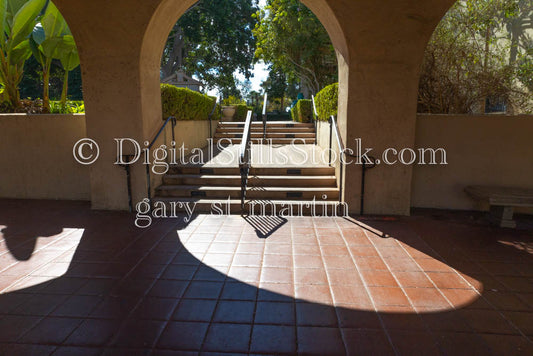 Staircase & Walkway, Balboa Park, digital