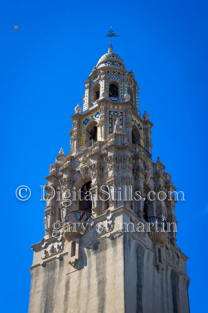 Tower Peak, Balboa Park, digital