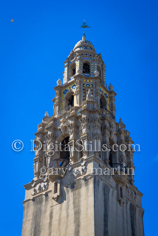 Tower Peak, Balboa Park, digital