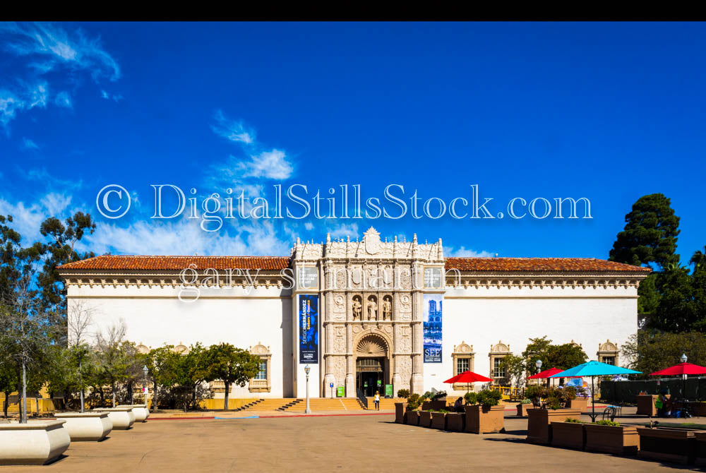 Museum of Art Exterior, Balboa Park, digital