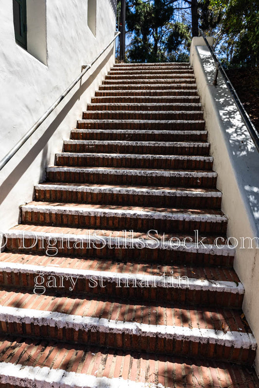 Junipero Serra Museum and steps, digital, museum