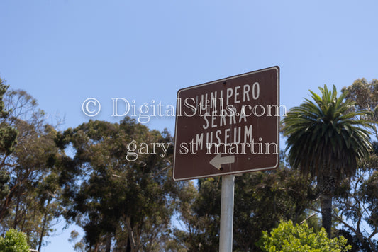  Junipero Serra Museum Sign, digital Juniper Serra 