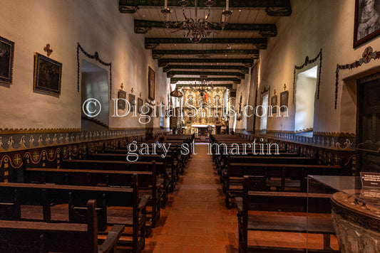 Horizontal View of the Church, San Juan Capistrano, digital, california, missions