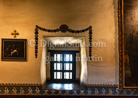 The Church Window View, San Juan Capistrano, digital, california, missions