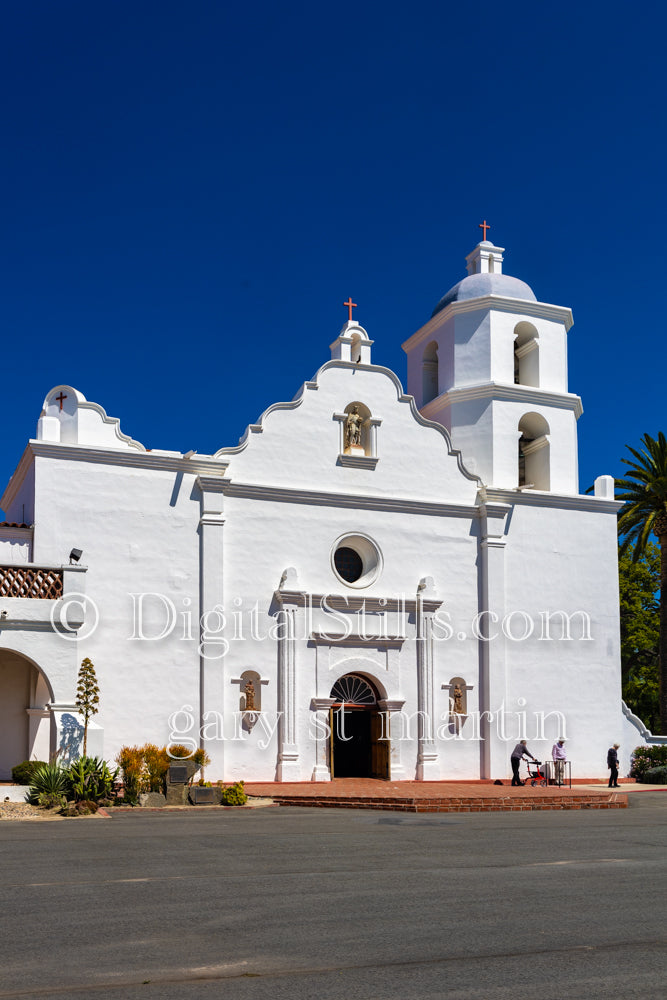 Vertical View 01Mission San Luis Rey, Digital, California,  Missions