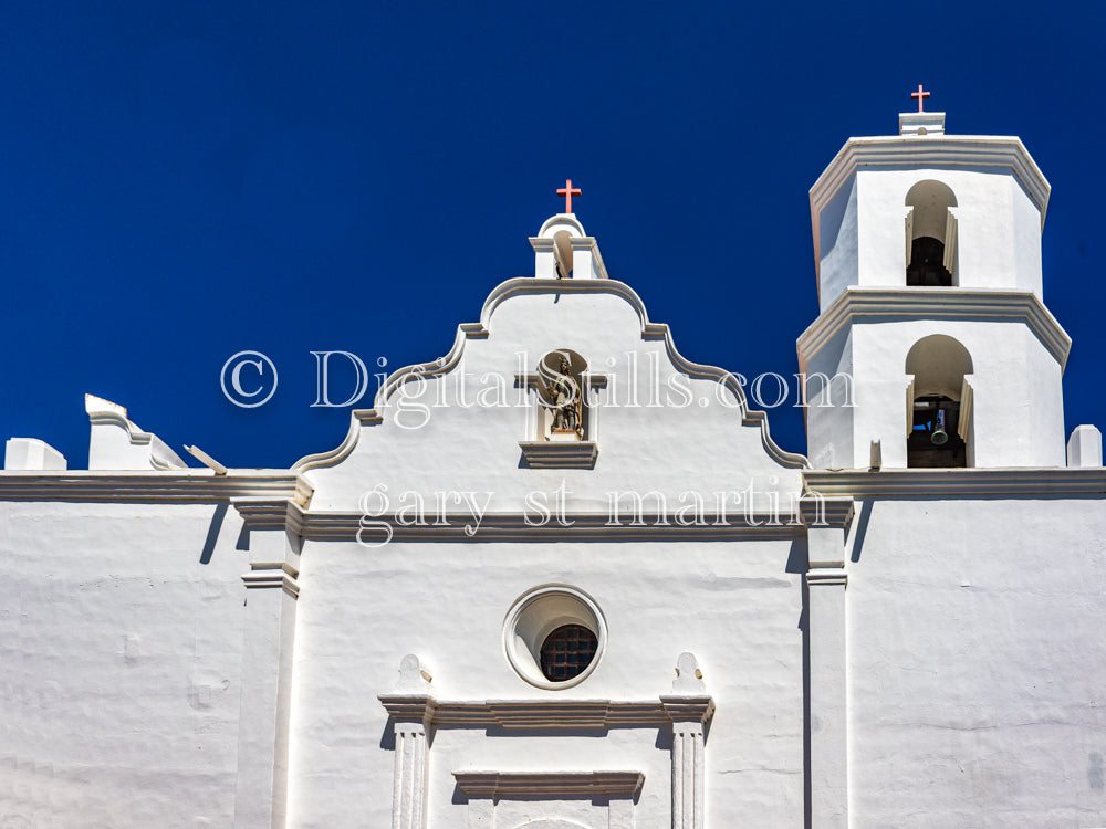 Close View  Mission San Luis Rey, Digital, California,  Missions