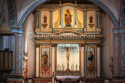 Altar, Mission San Luis Rey, Digital, California,  Missions