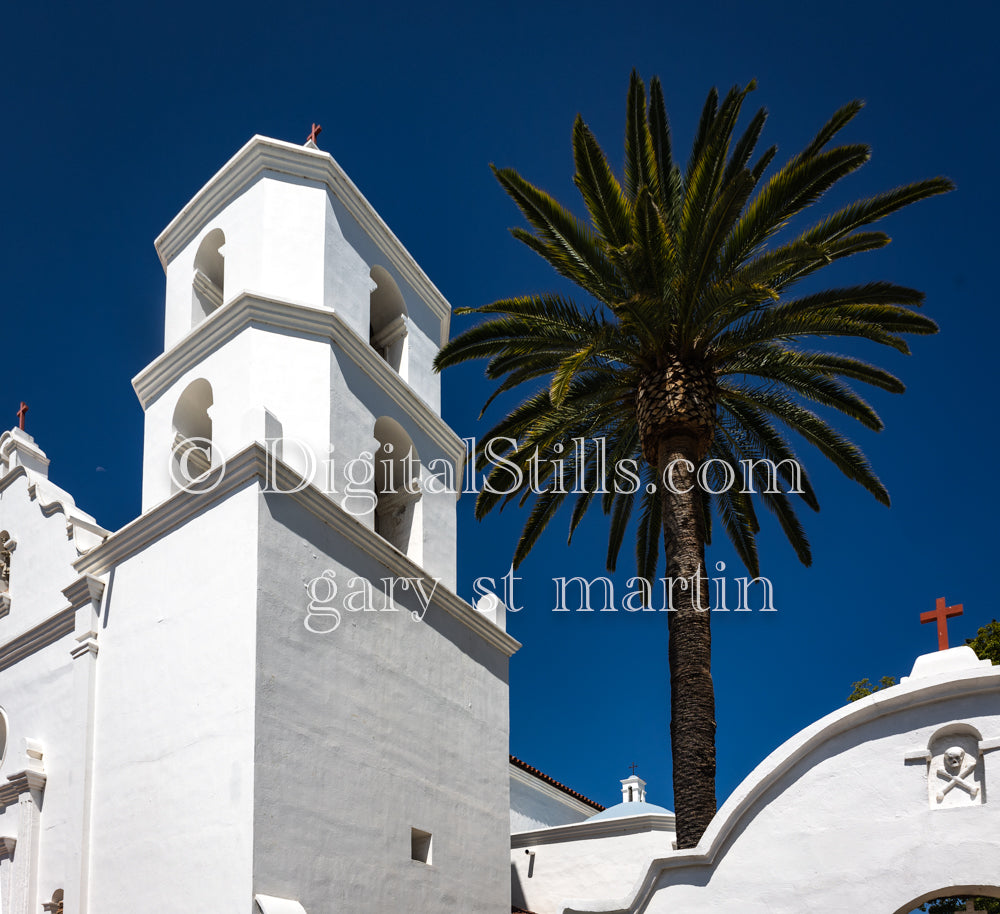 Side View Of Mission San Luis Rey