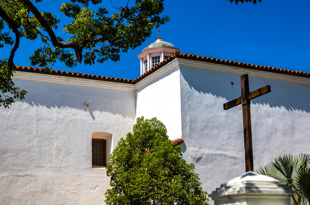 Closeup Of Side View In Mission San Luis Rey