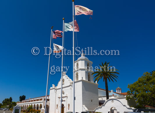Country and State Flags, Mission San Luis Rey