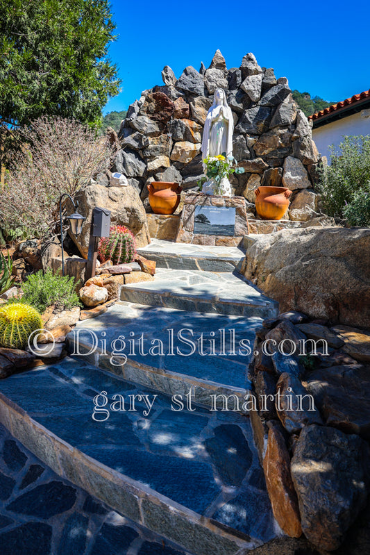 Our Lady of Visitation shrine Distance View, Digital, Missions, Santa Ysabel