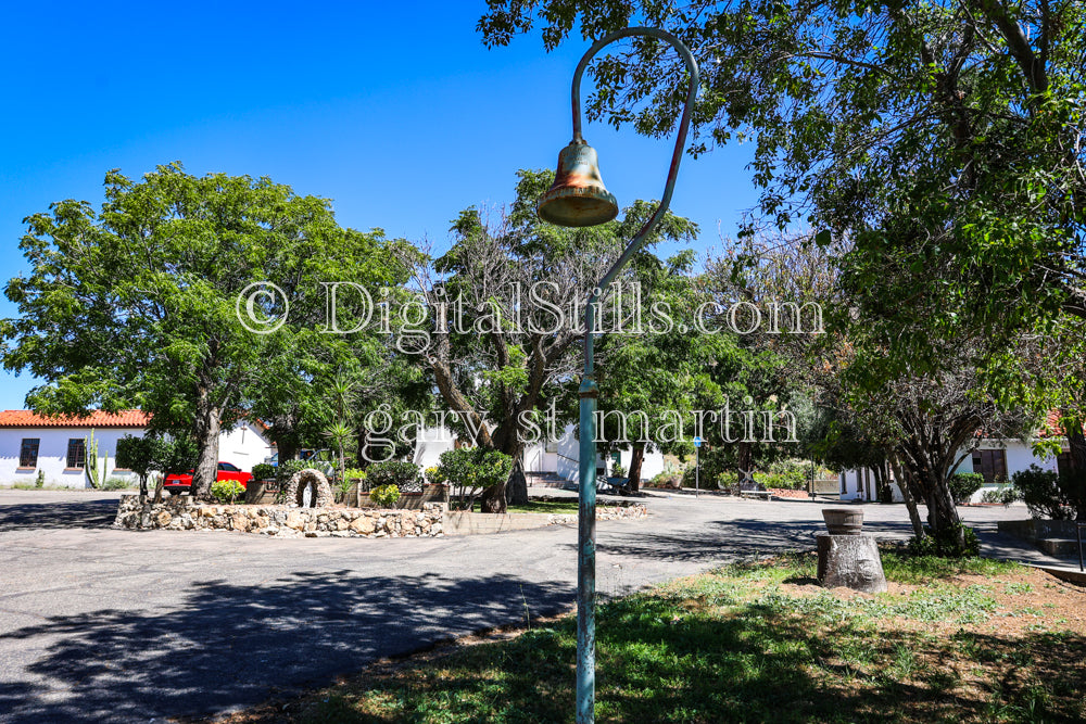 View from Parking Lot behind Trees, Digital, Missions, Santa Ysabel