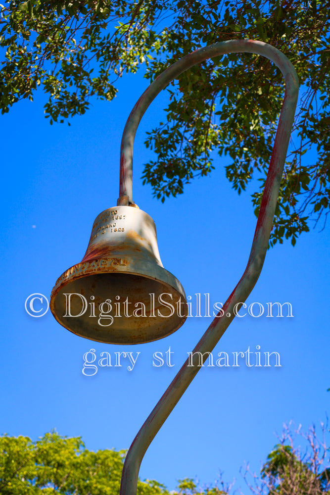 Loreto Bell Closeup, Digital, Missions, Santa Ysabel