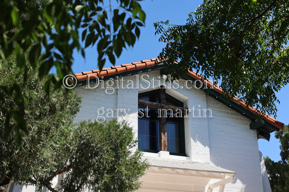 Back Window of John the Baptist Church, Digital, Missions, Santa Ysabel