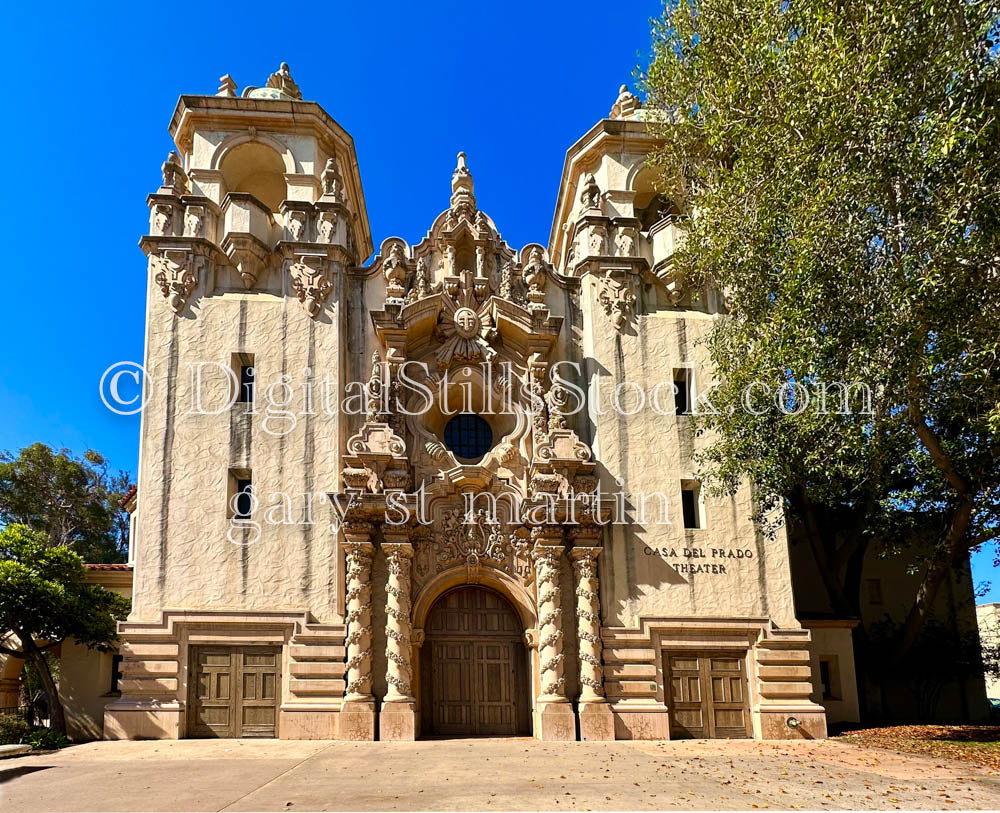 Casa Del Prado Theatre, Balboa Park, digital