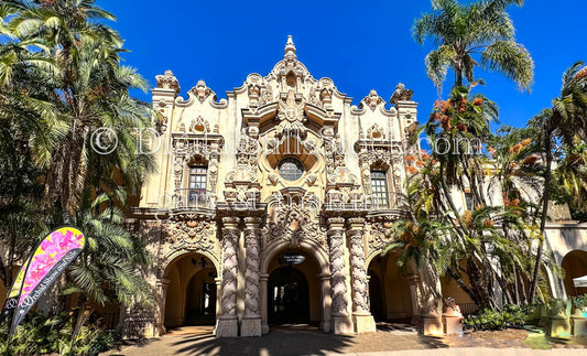 Casa del Prado Entrance, Balboa Park, digital