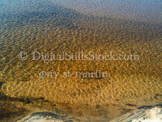 Ripples in the Brown Water, digital Grand Marais