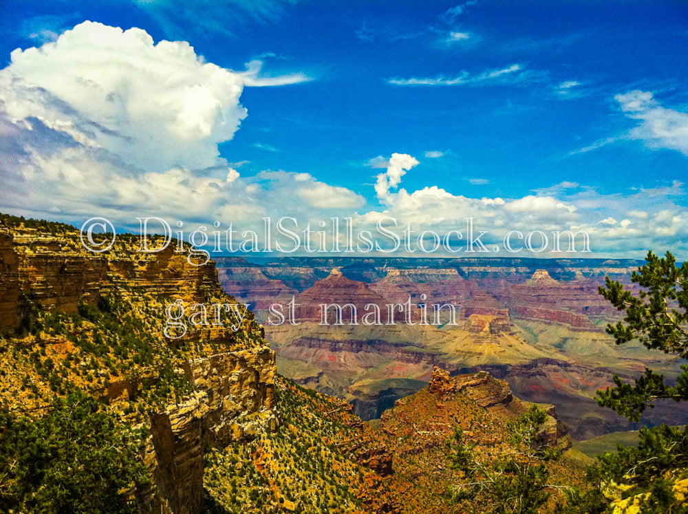 Cloud Formation Left, Digital, Arizona, Grand Canyon