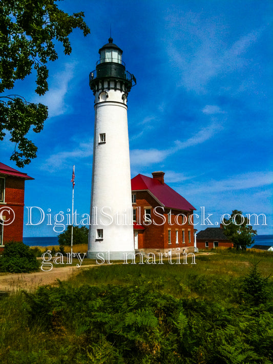 Pathway to the Au Sable Lighthouse , digital Grand Marais