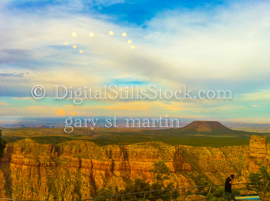 Orbs over Canyon, Digital, Arizona, Grand Canyon