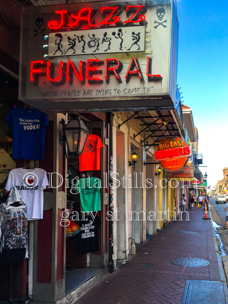 Jazz Funeral, New Orleans, Digital