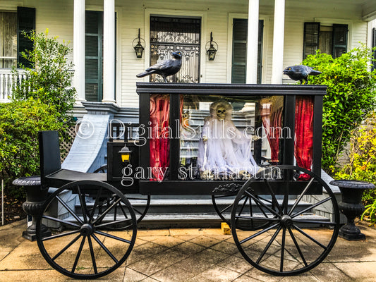 Spooky Carriage, New Orleans, Digital