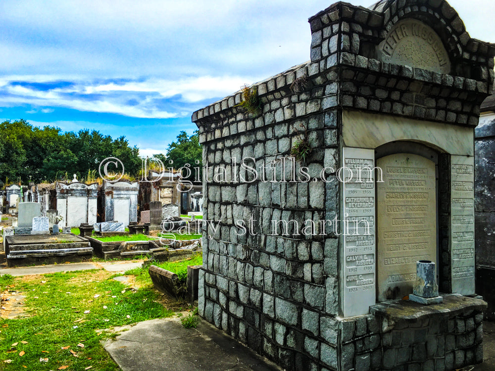 Stone Tomb, New Orleans, Digital