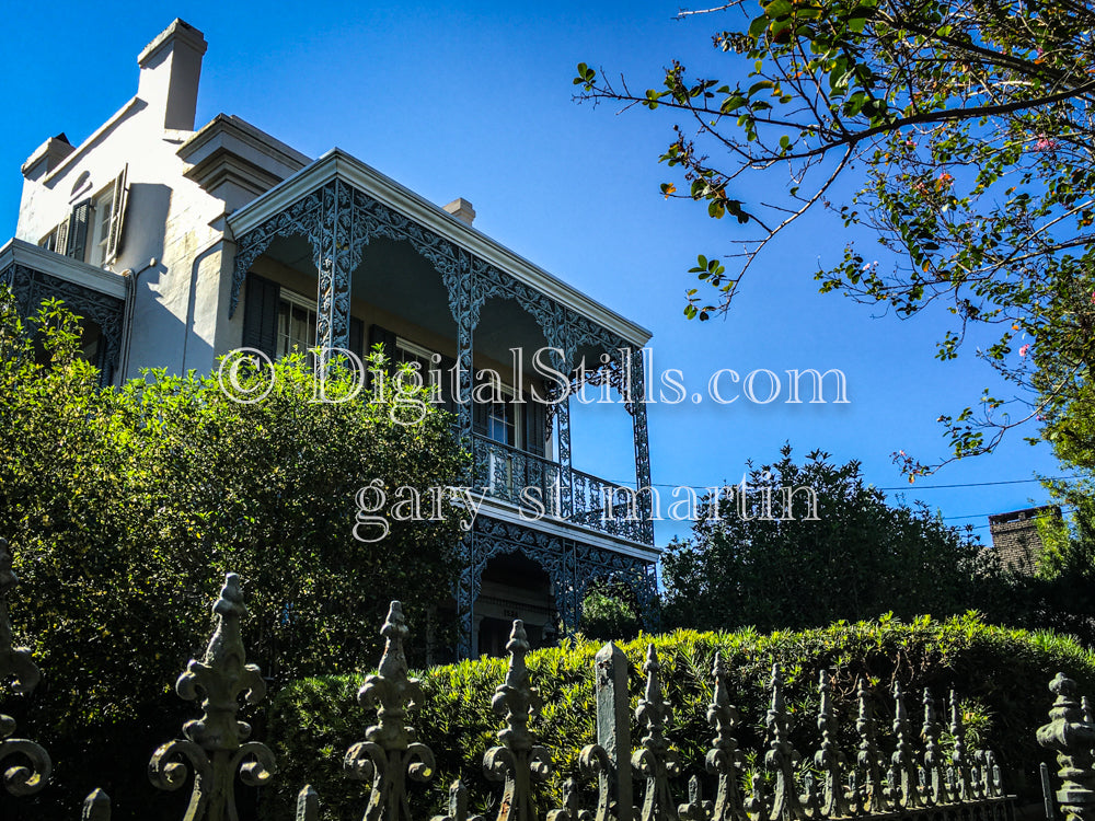 Wrought Iron Balcony, New Orleans, Digital