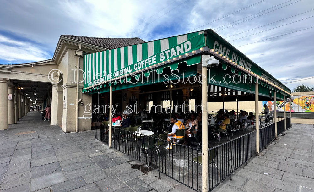 Café Du Monde Patio, New Orleans, Digital