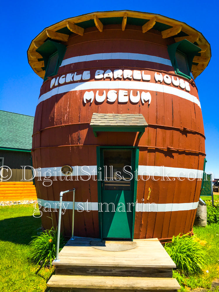 Portrait of the Pickle Barrel House Museum, digital Grand MArais