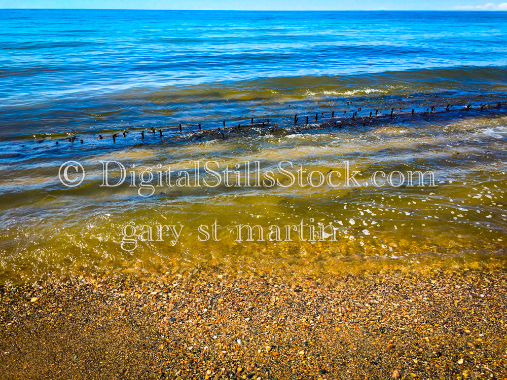Shipwreck Along the Lake Superior Shoreline, digital Grand Marais