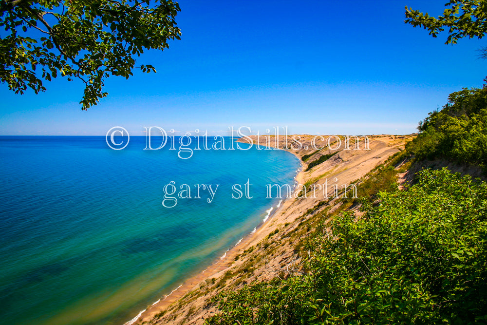 View of Logslide from a distance, digital grand Marais