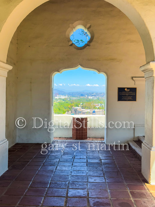 View of San Diego through the Doorway, digital Junipero Serra