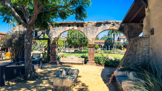 View Of Mission San Juan Capistrano , Digital, California Missions