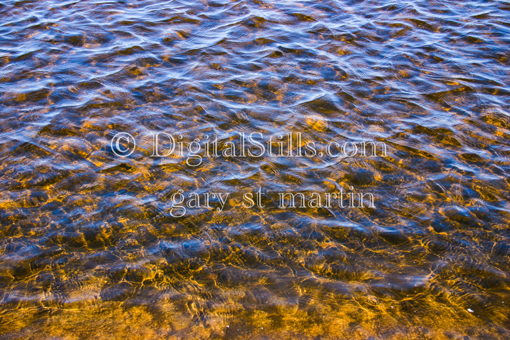 Ripples in the water, digital Grand Marais