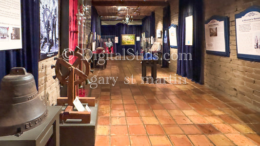 Hallway In Mission San Juan Capistrano , Digital, California Missions