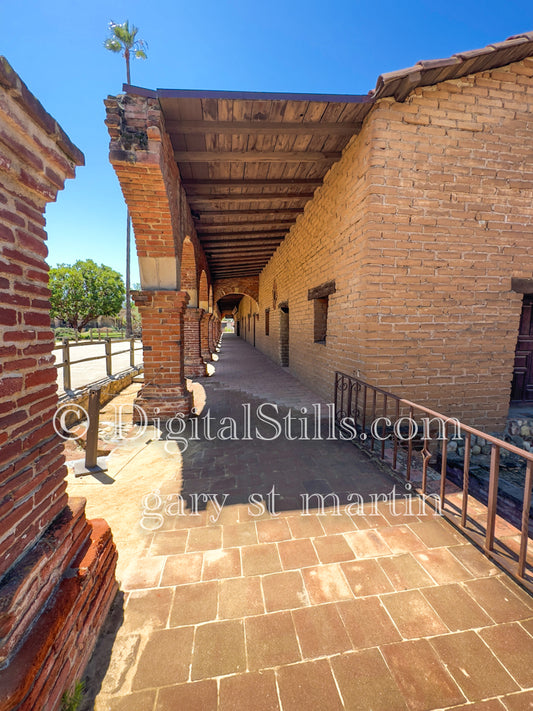 Outdoors In Mission San Juan Capistrano , Digital, California Missions