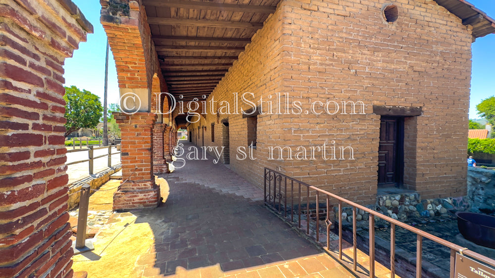 Wide Angle Outdoors In Mission San Juan Capistrano , Digital, California Missions