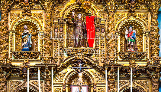 Closeup Of Chapel At Mission San Juan Capistrano , Digital, California Missions