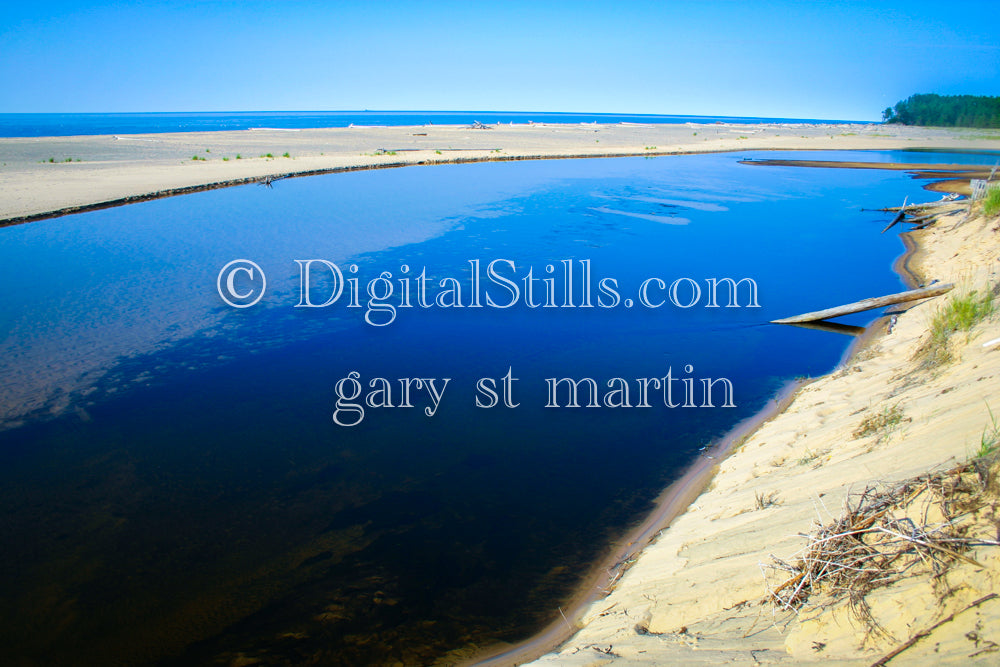 Sandbar, digital Grand Marais